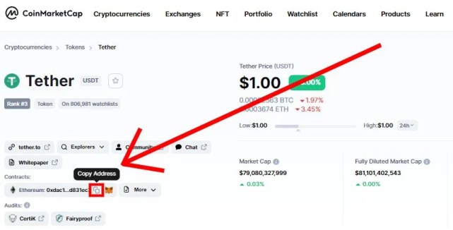 USDT-адрес