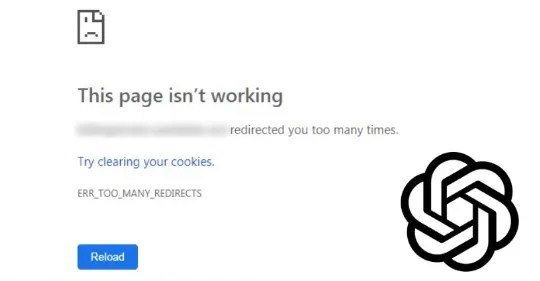 Err_too_many_redirects чатgpt