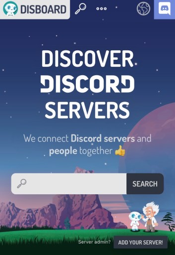 Найдите Discord-серверы