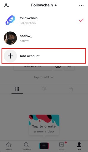 Как добавить несколько аккаунтов в TikTok 