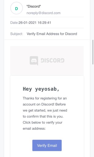 Как подтвердить учетную запись Discord