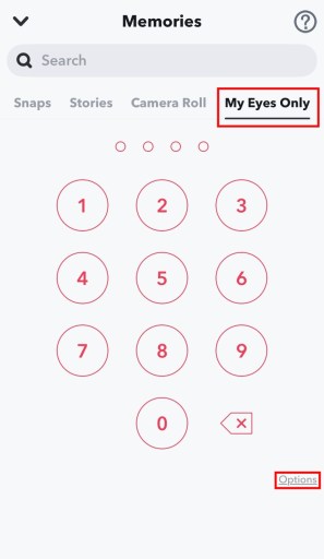 Как использовать Snapchat только для моих глаз
