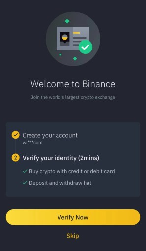 Как подтвердить свою учетную запись Binance