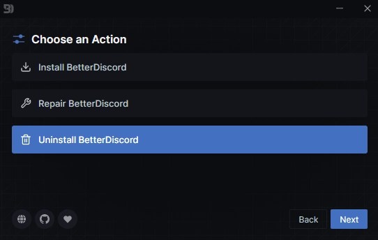 Как удалить BetterDiscord