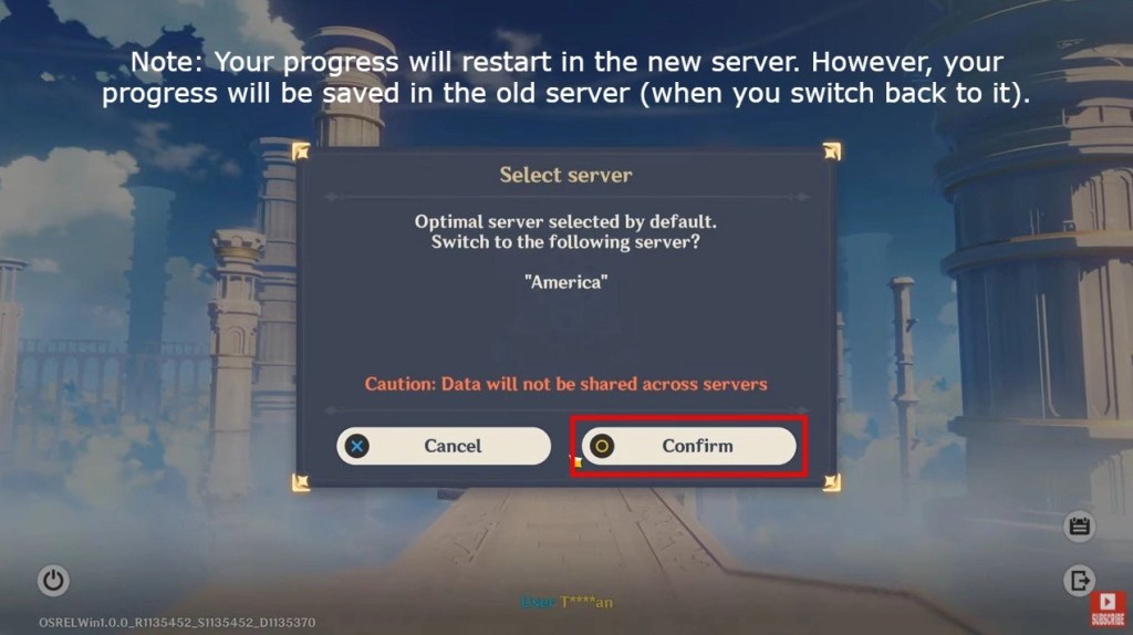 Вы теряете прогресс, если меняете серверы в Genshin Impact?
