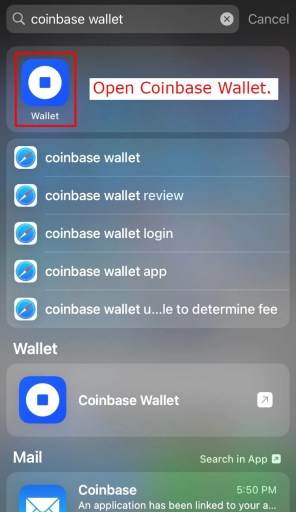 Открыть кошелек Coinbase