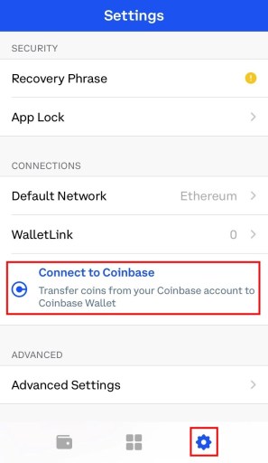 Как подключить кошелек Coinbase к Coinbase