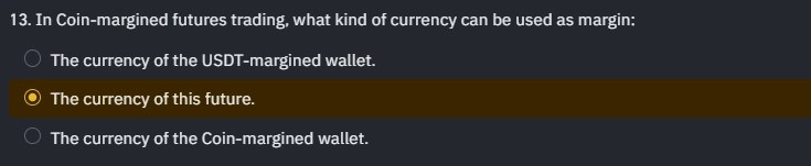 Какая валюта может использоваться в качестве маржи при торговле фьючерсами с маржой на монеты: