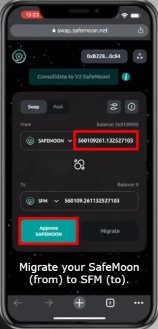 Перенос SafeMoon V1 на V2