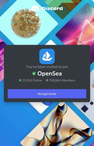 Дискорд OpenSea