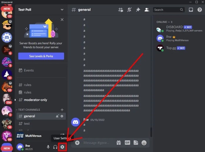 Не отображается активность игры в Discord