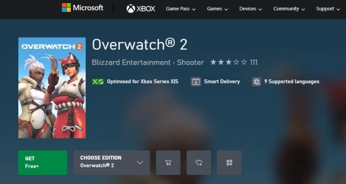 Загрузите Overwatch 2 на Xbox