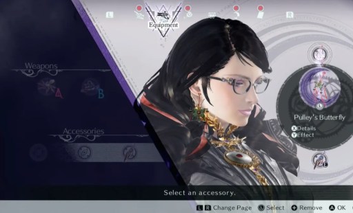 Бабочка Шкива в Bayonetta 3