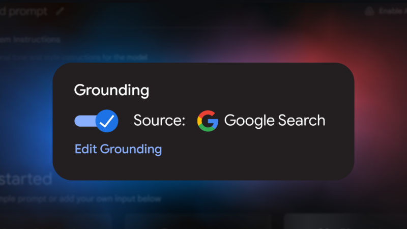 Introducing Grounding with Google Search in Gemini API and AI Studio